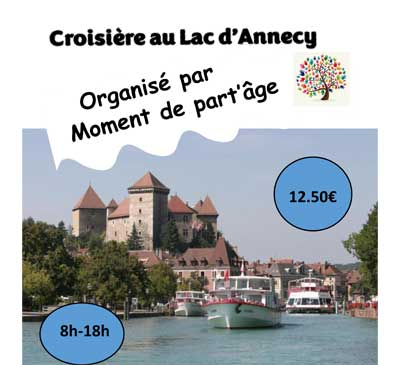 Croisière au Lac d’Annecy